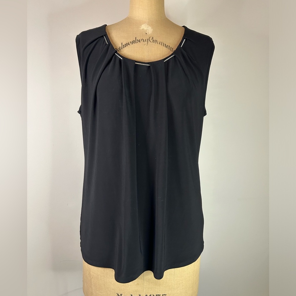 Cato Black Sleeveless Top size Large